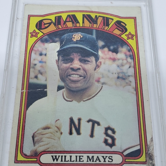 1972 Topps Willie Mays Baseball Card - Picture 3 of 5
